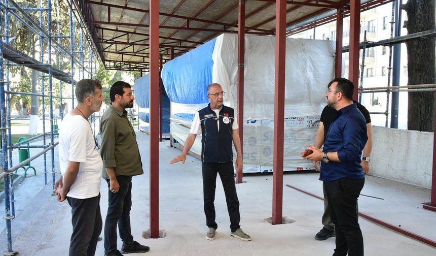 Vali Ürgen Parkı güzelleştiriliyor