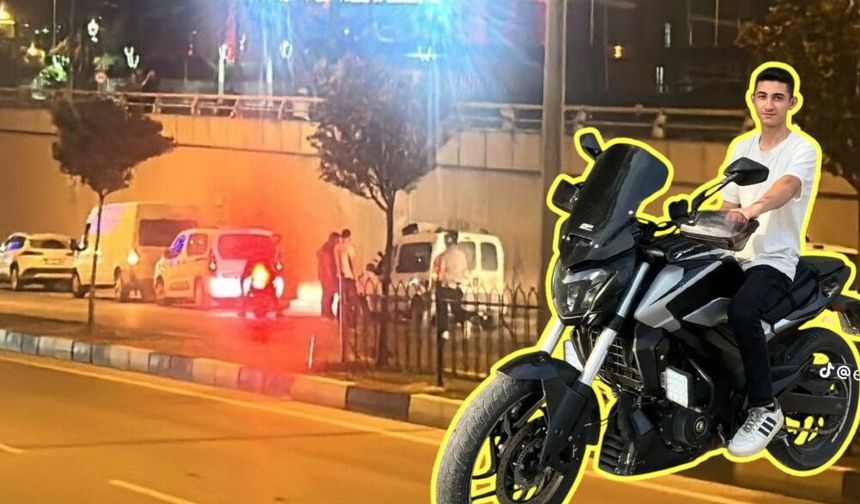 Otomobille çarpışan motosikletin 18 yaşındaki sürücüsü hayatını kaybetti