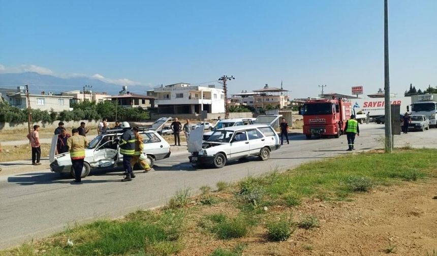 Hassa’da trafik kazası: 1 yaralı