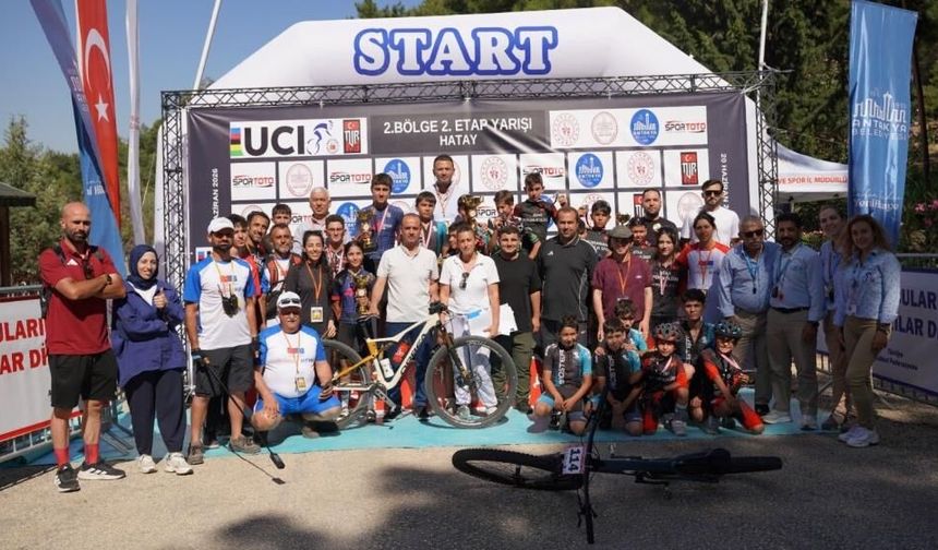 Hatay 2. etap bölgesel dağ🚴bisikleti yarışması coşkuyla yapıldı