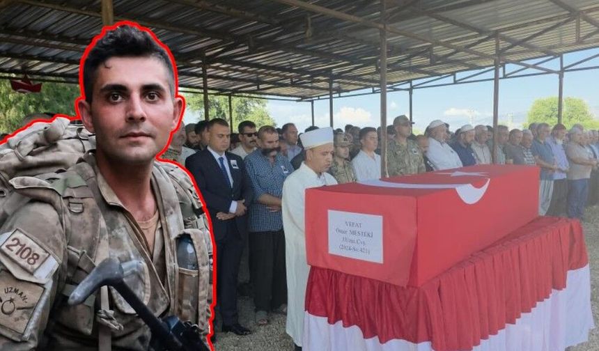 Kalp krizi geçirerek vefat eden uzman çavuş son yolculuğuna uğurlandı