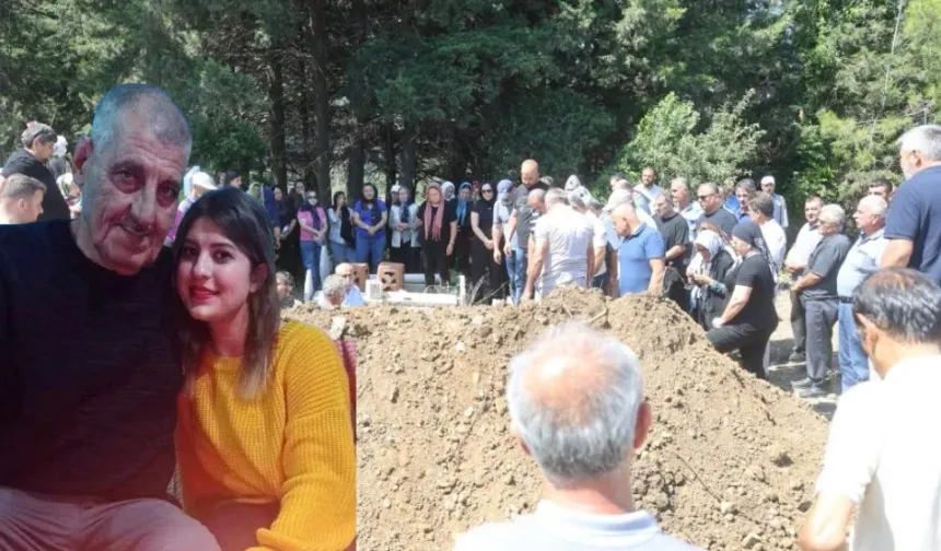 Nişanlı dehşetinde öldürülen baba ve kız yan yana defnedildi