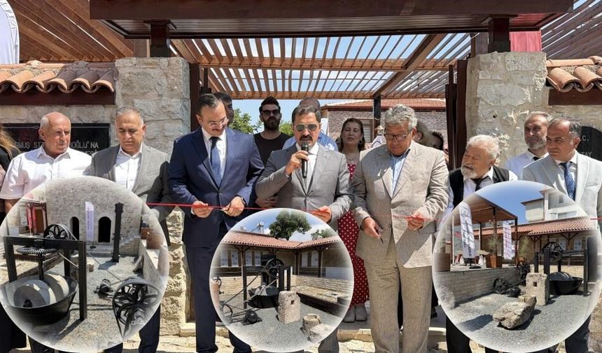 Kentin ilk zeytinyağı fabrikası olan tarihi yapı, depremde aldığı hasarların onarılmasıyla yeniden müze olarak açıldı