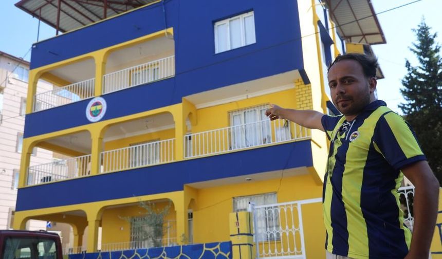 Amblem koydurduğu ‘Fenerbahçeli ev’ simge haline geldi
