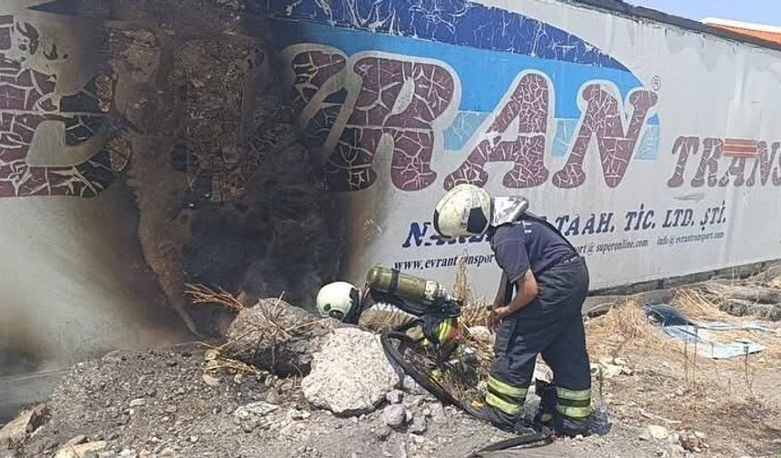 İş yerinde çıkan yangın kontrol altına alındı