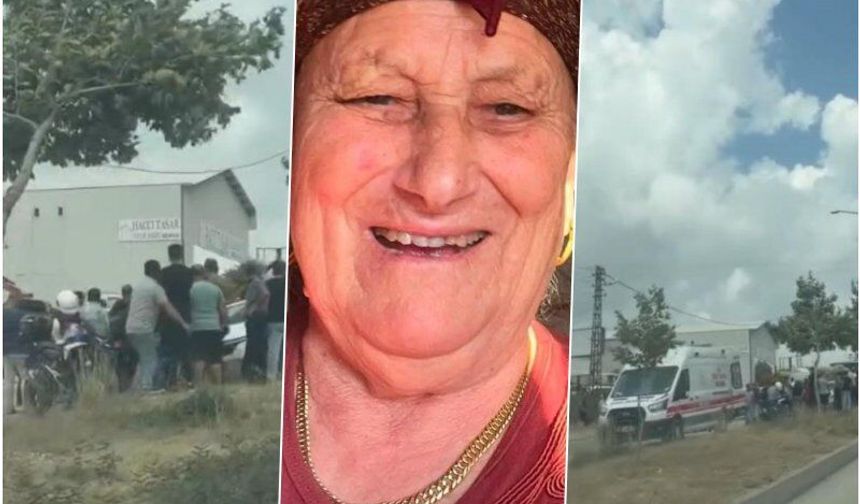 Taziyeye gitmek isterken otomobilin çarptığı yaşlı kadın hayatını kaybetti