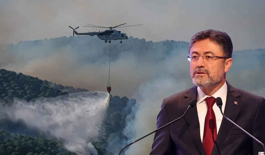 Bakan Yumaklı: Sahada 21 uçak ve 69 helikopter görev yapıyor