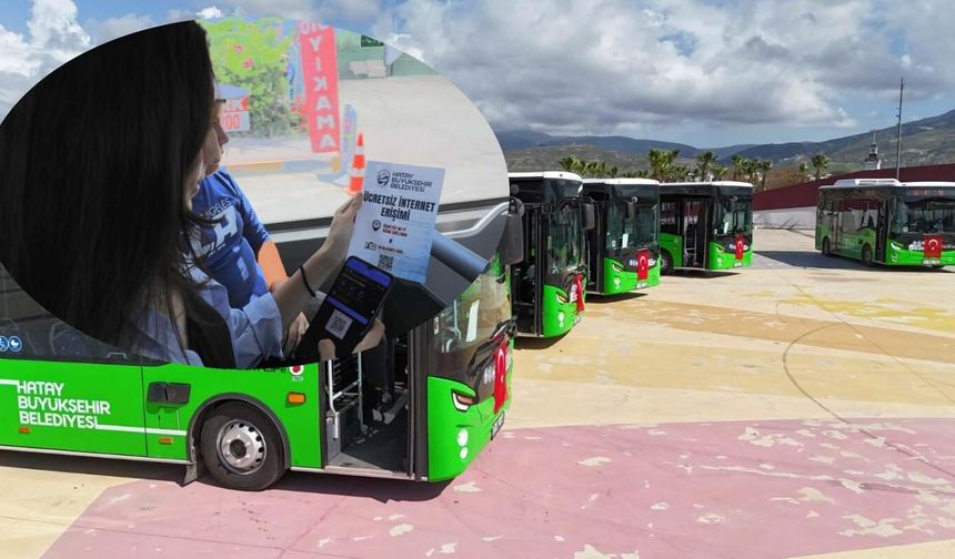 HBB halk otobüslerinde ücretsiz wi-fi dönemi başladı