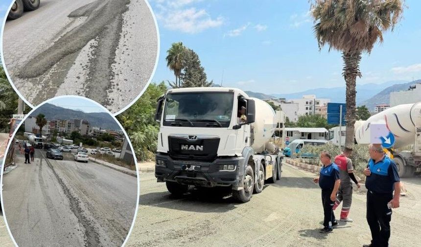 Yola beton döken mikser sürücüsüne 191 bin TL ceza