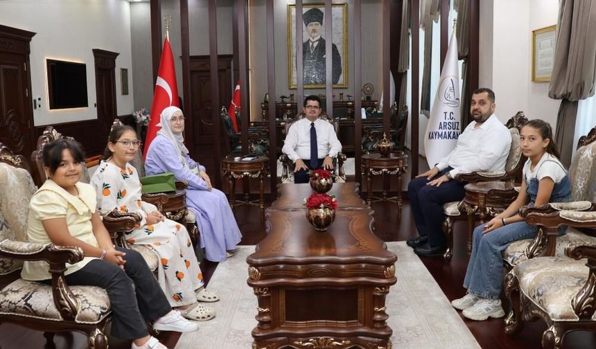 Arsuzlu çocukların yardımları Filistin’e ulaştırılacak