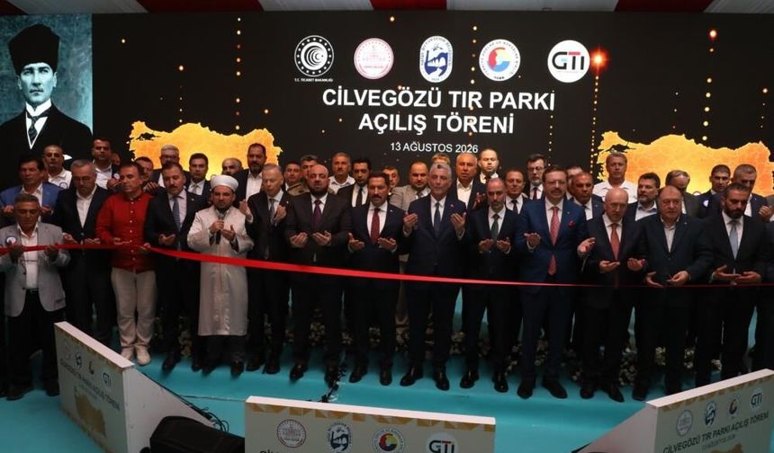 Cilvegözü’nde bin 200 tır kapasiteli tır parkının açılışı gerçekleştirildi