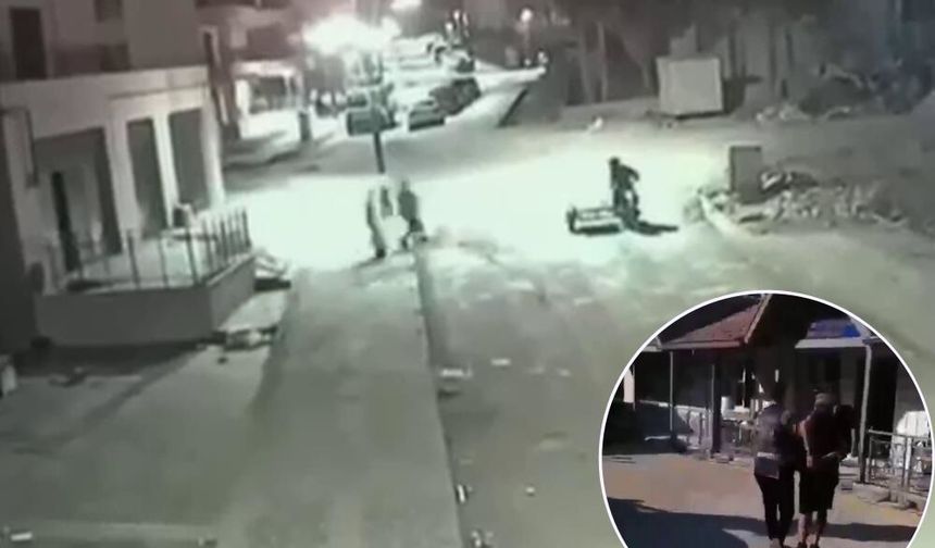 Motosikletli hırsızlar önce kameraya sonra polise yakalandı