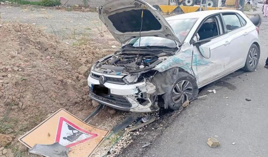 Samandağ’da trafik kazası:1 yaralı