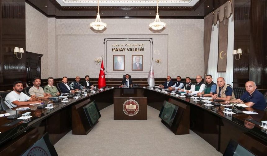 Vali Masatlı başkanlığında Asi Nehri altyapı çalışmaları değerlendirildi