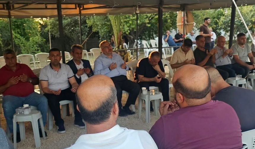 Çalışkan’dan Altınözü Belediye Başkanı Rıfat Sarı’ya Taziye Ziyareti