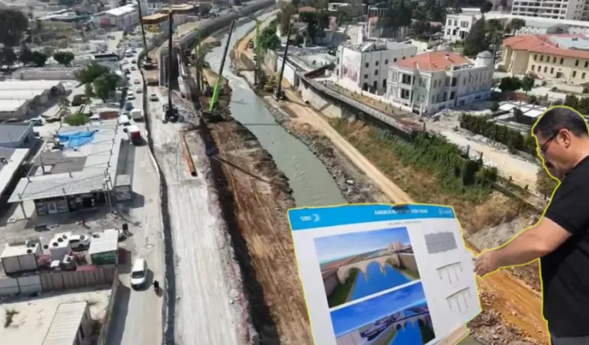 Antakya'da Ata Köprüsü’nde çalışmalar devam ediyor