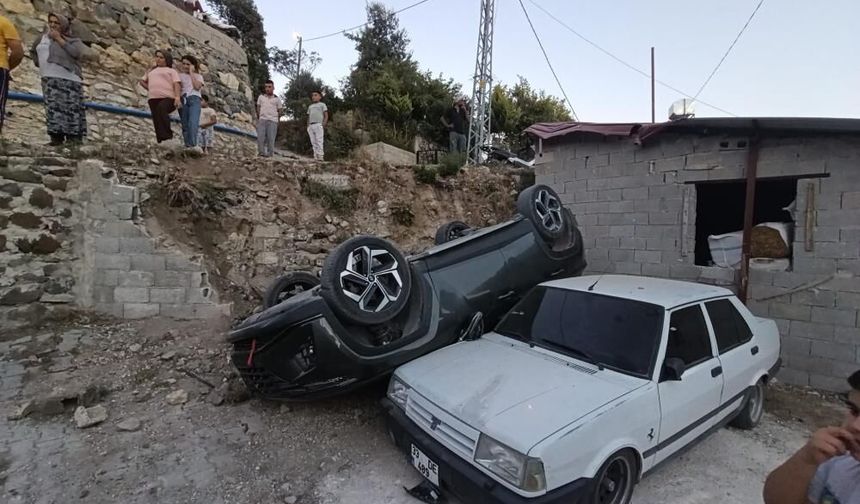 3 ayda 2 araç evin bahçesine uçtu