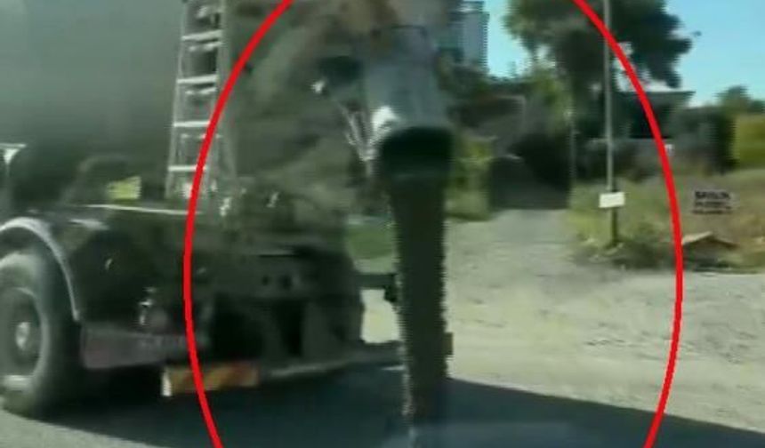 Yola beton dökerek ilerleyen miksere 191 bin TL ceza