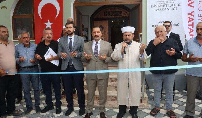 Hatay'da inşa edilen 135'inci cami ibadete açıldı