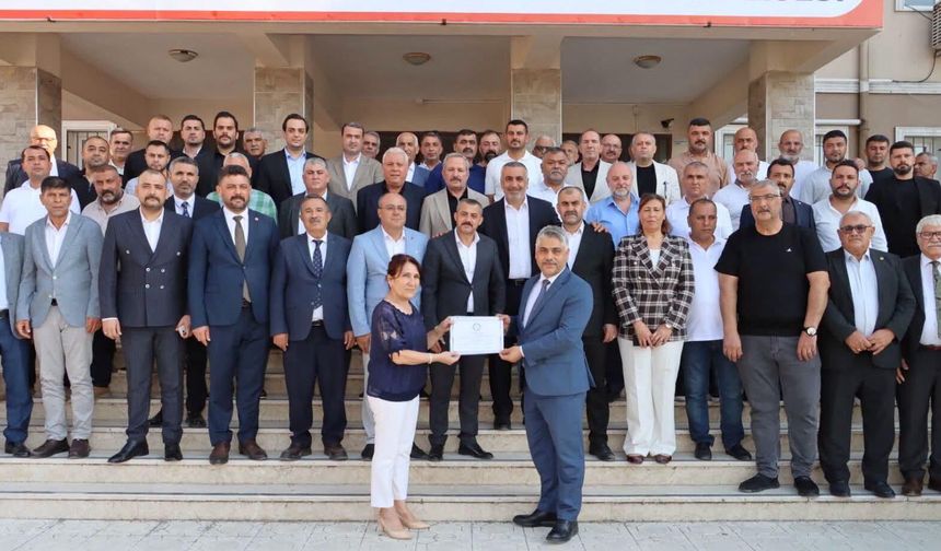 Metin Taşçı Mazbatasını Aldı