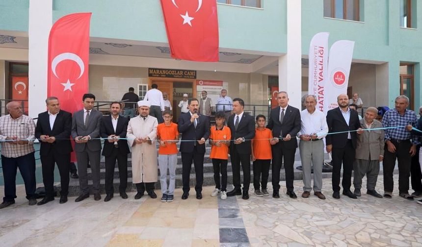 Asrın felaketinin ardından inşa edilen 137'nci cami ibadete açıldı