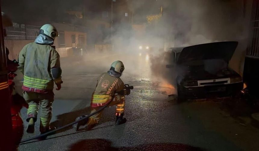 Park halindeki TOFAŞ'ta yangın çıktı