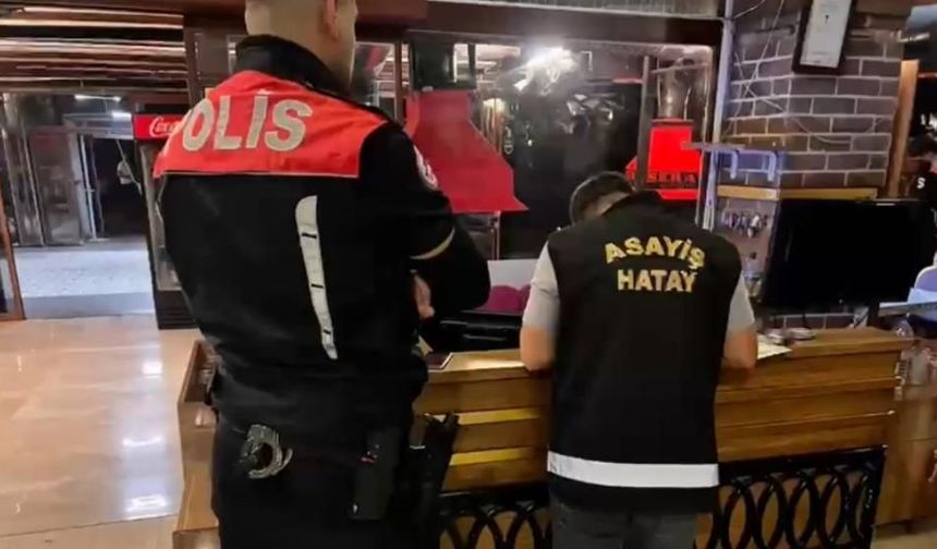 Hatay’da asayiş uygulamasında aranan 7 kişi yakalandı