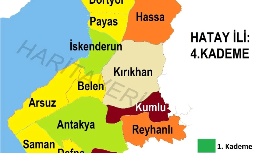 Hatay İlçelerinin Gelişmişlik Haritası Açıklandı